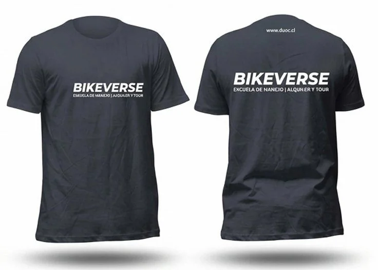 Camiseta negra BikeVerse